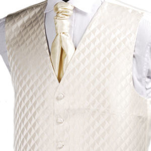 Ivory Diamond Waistcoat